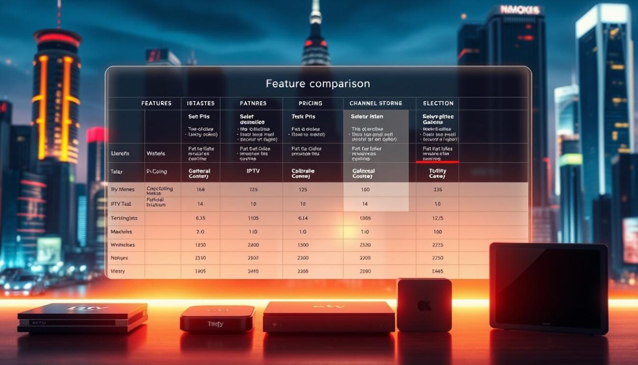 Comparaison IPTV services