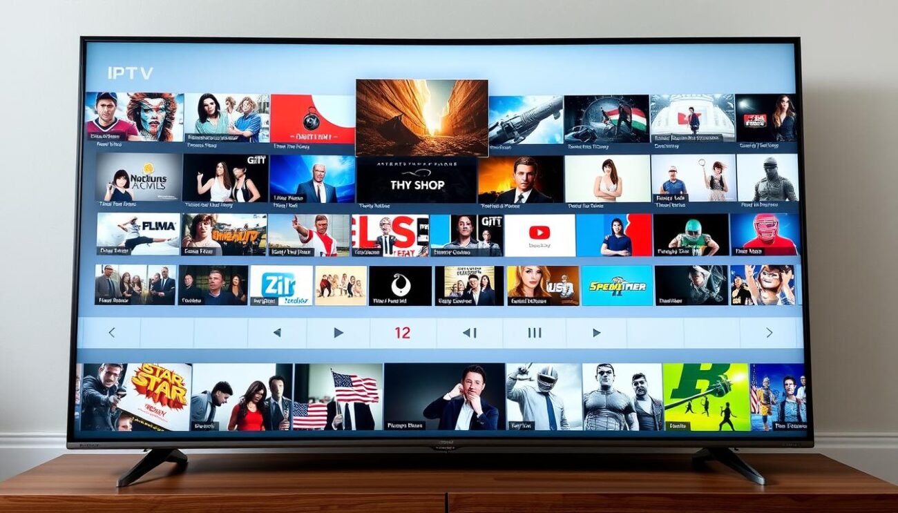 Contenu IPTV varié