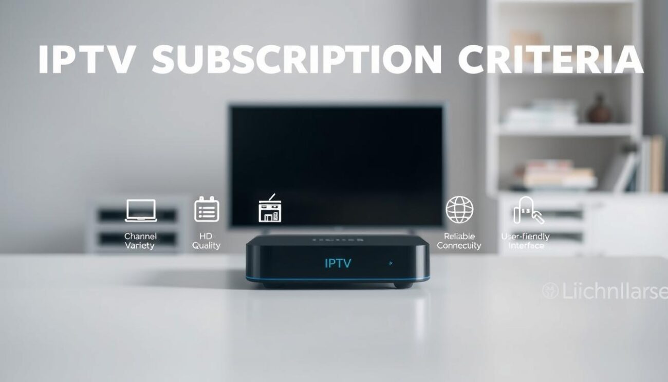 Critères de sélection abonnement IPTV