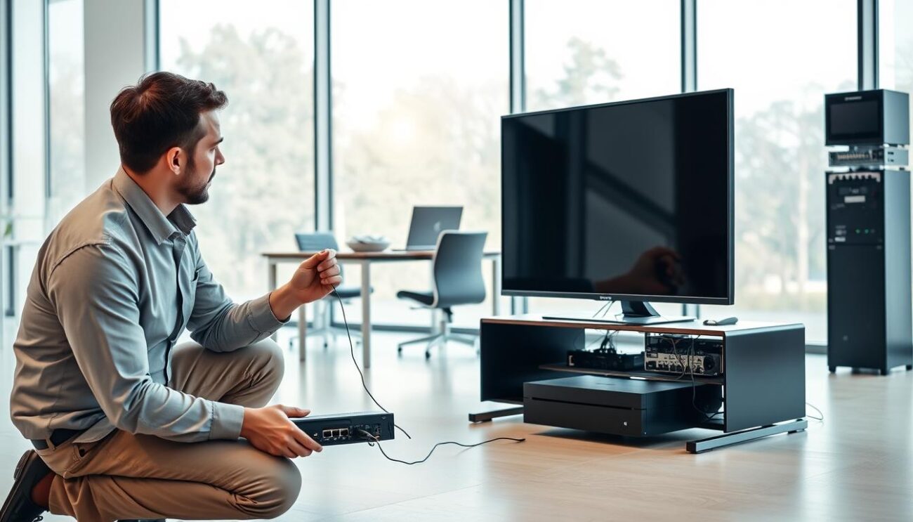 Équipement IPTV installation