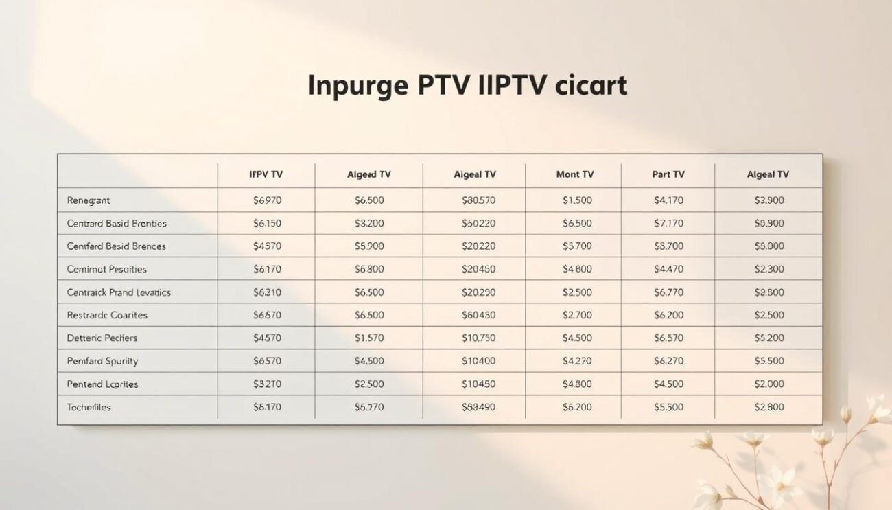 Tarifs IPTV comparatifs