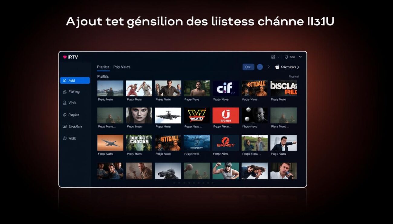 Smart IPTV
Gestion des listes IPTV M3U
