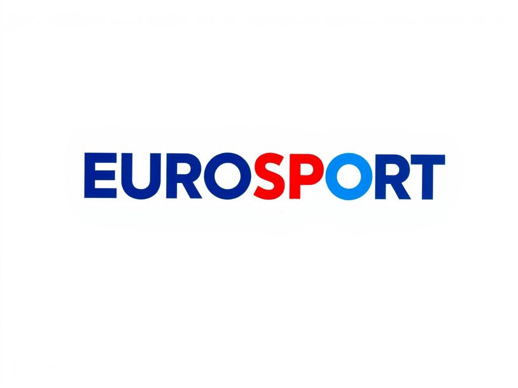 Logo officiel d'Eurosport avec interface du site officiel de la chaîne TV sportive Logo officiel d'Eurosport avec interface du site officiel de la chaîne TV sportive