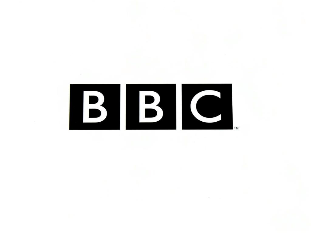 Logo officiel de BBC avec interface du site officiel de la chaîne TV britannique Logo officiel de BBC avec interface du site officiel de la chaîne TV britannique