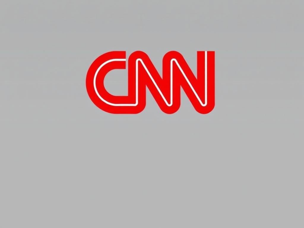 Logo officiel de CNN avec interface du site officiel de la chaîne TV américaine Logo officiel de CNN avec interface du site officiel de la chaîne TV américaine