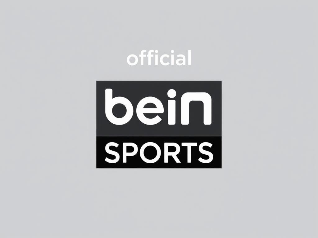 Logo officiel de beIN SPORTS avec interface du site officiel de la chaîne TV sportive Logo officiel de beIN SPORTS avec interface du site officiel de la chaîne TV sportive